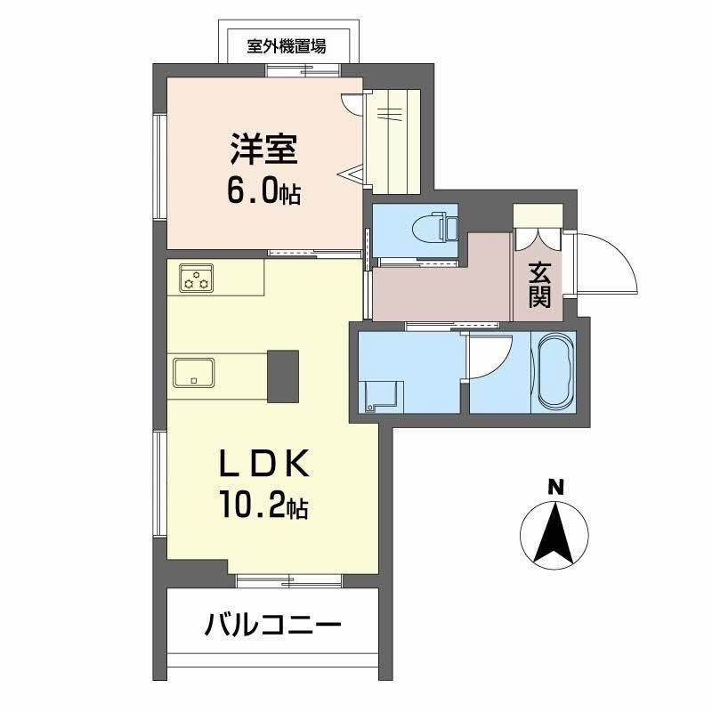 シャーメゾン　京町 間取り