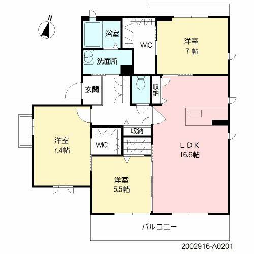 ヴィラグランデ水前寺 間取り
