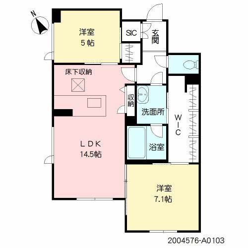 シャロームガーデン水前寺 間取り