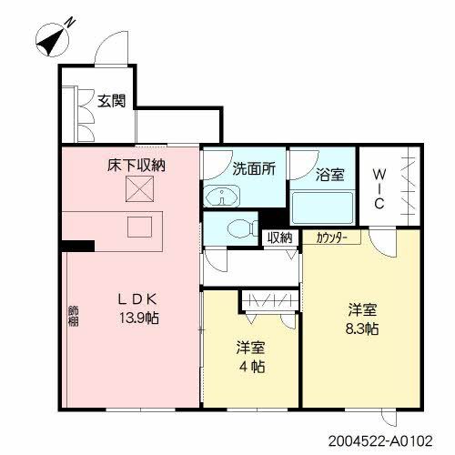 ＦＲＥＵＤＥ帯山西 間取り