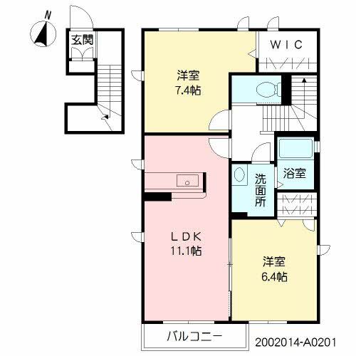 エトワール帯山 間取り
