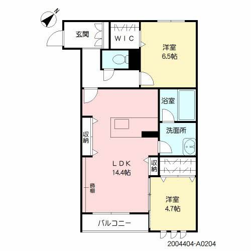 シャーメゾンアメニティ御領Ⅰ 間取り