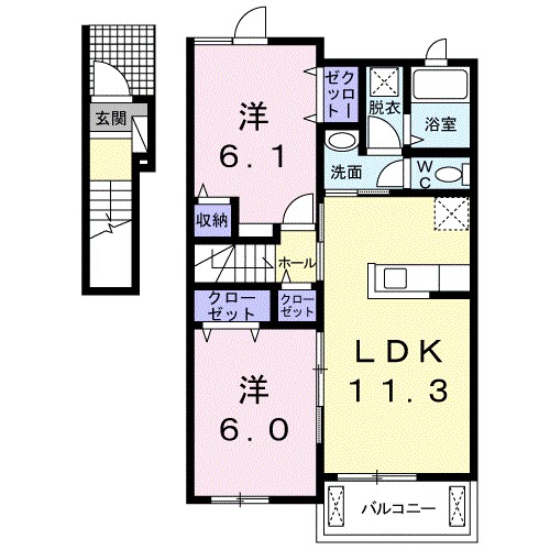 キャナル　ガーデン 間取り