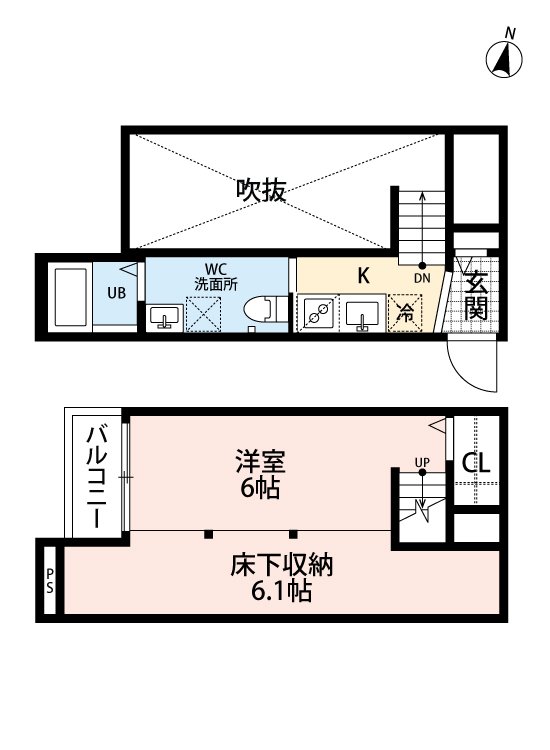 CREA南熊本(クレア)　 間取り