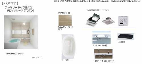シャーメゾンベノーバ 風呂画像