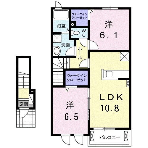 サンライズガーデン　Ａ 間取り