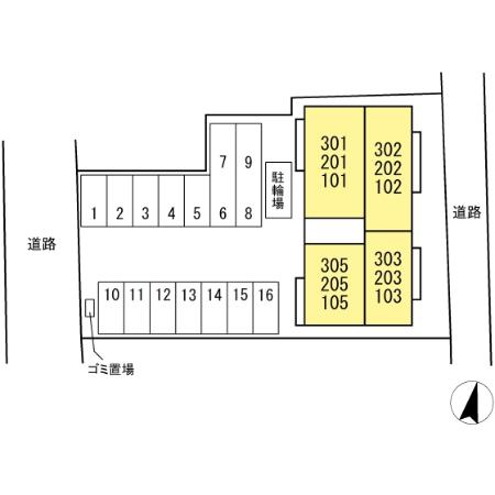 クオリティパレス真砂 駐車場