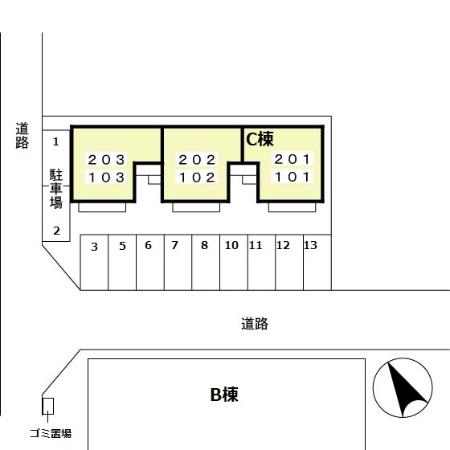セジュールソフィア　Ｃ 間取り