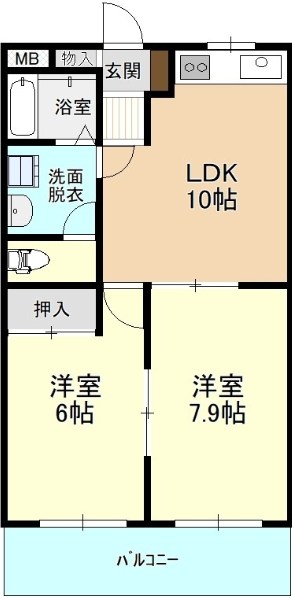 グランドハイツ関根Ⅰ 間取り