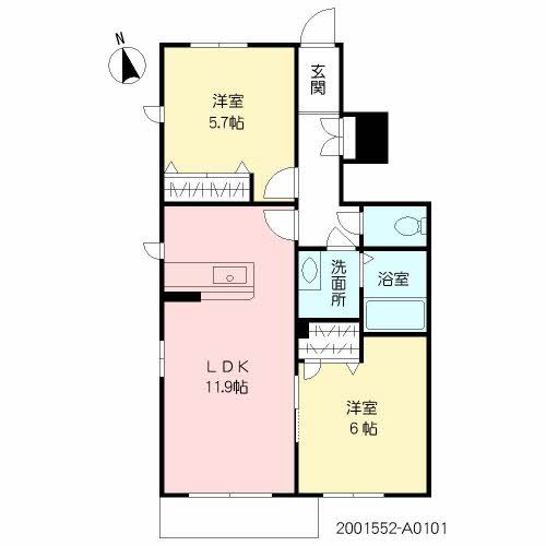 ラ・クラルテ　 間取り
