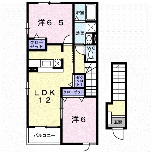 サンフラワーＡ 間取り