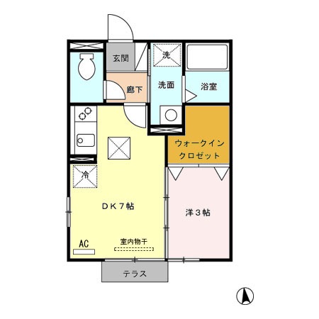 ルーチェフィオーレほうえ 間取り