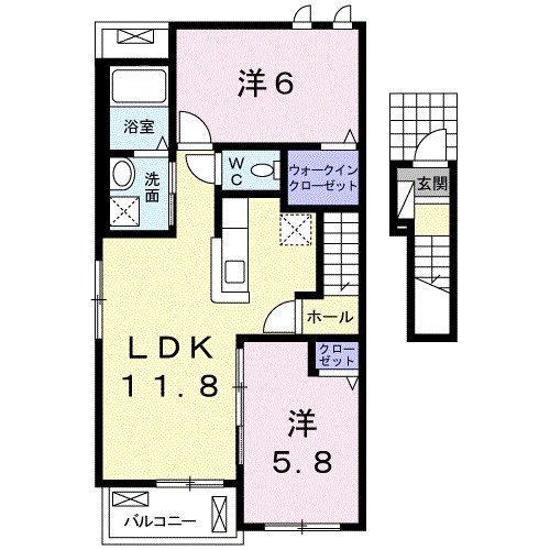 エクセレント　Ｎ－Ⅴ 間取り