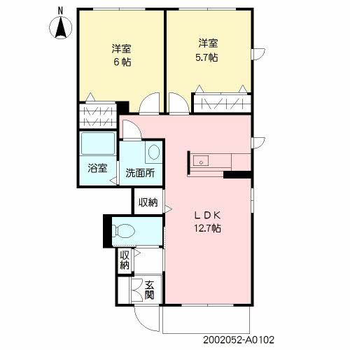 シャーメゾンさくら　A棟  間取り