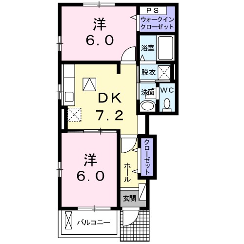 コンフォールⅠ 間取り