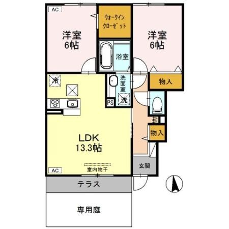 グリーンライズ　B 間取り