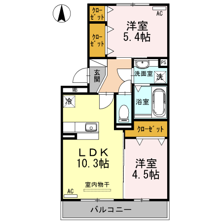 Ｎｅｕｔｒａｌ８８ 間取り