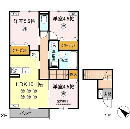 リヴェールあいら 間取り