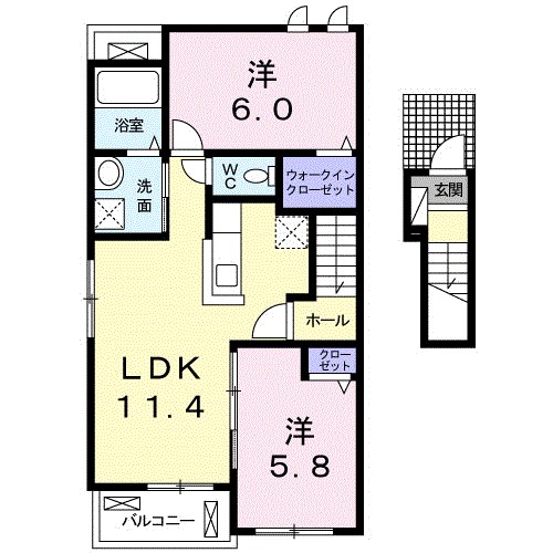 エスポワールⅡ 間取り