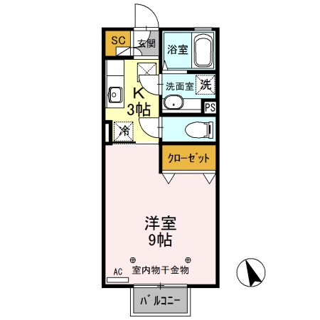 デジール　Ⅰ 間取り