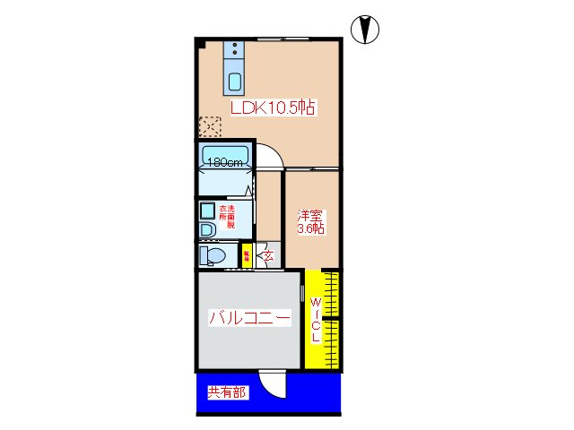 ボナール福島　A棟 間取り