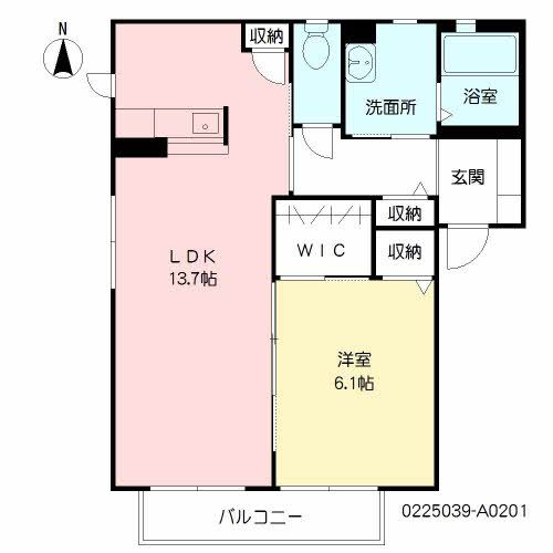 シャーメゾン伊敷台Ａ 間取り