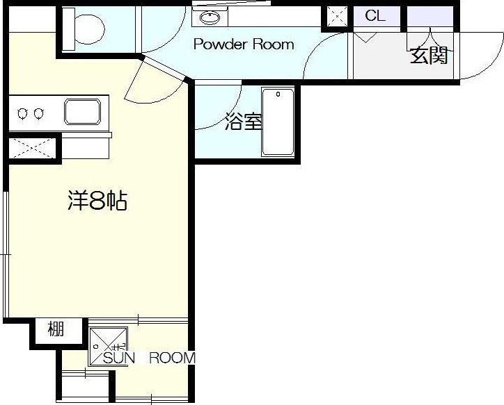 ポートピアＨＡＫＵ 間取り