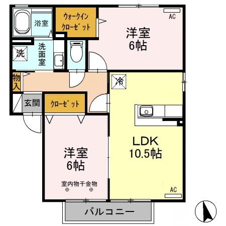 フラワーレジデンス鈴木　(08)八番館 間取り
