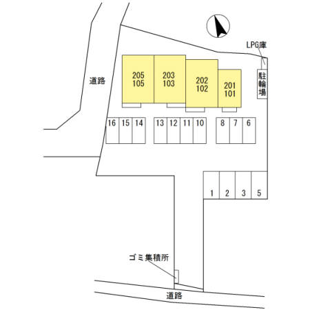 ヴィラ デ フルール 間取り