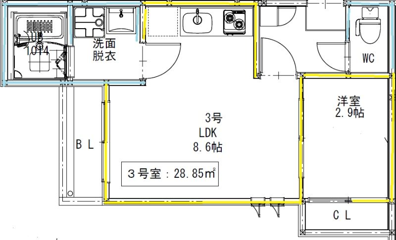 G-smart　Charmant（シャルマン） 間取り