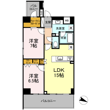 D Grande鹿児島中央 間取り