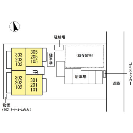 クレイン上荒田 駐車場