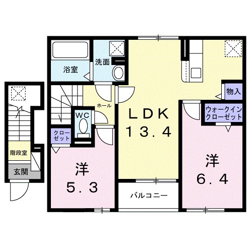 プログレス　Ａ 間取り