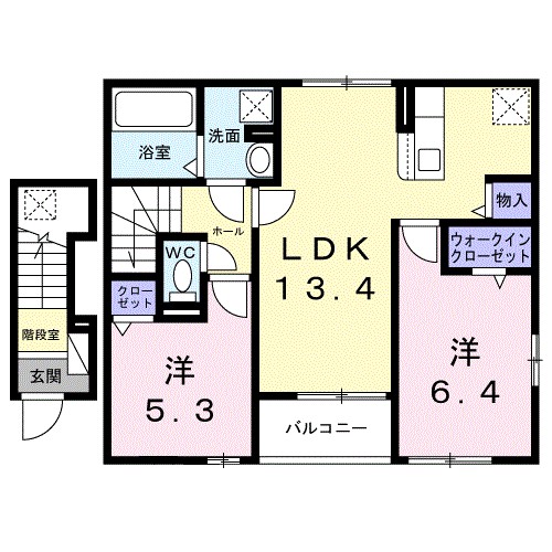 プログレス　Ａ 間取り