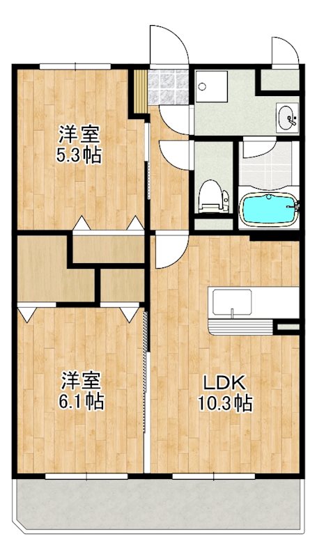 鹿児島県霧島市隼人町見次 間取り
