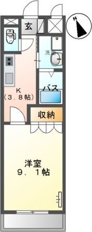 敬愛ハイツA 間取り