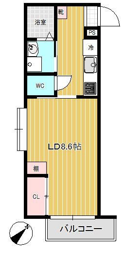 イリスパイラブライトみずほ通り 間取り