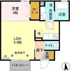 オプティマール　Ａ 間取り