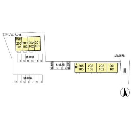 オプティマール　Ａ 間取り