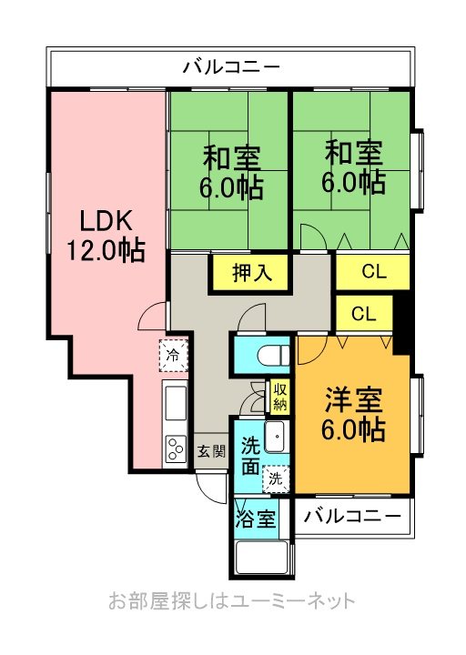 エクセレンスＫ２ 間取り