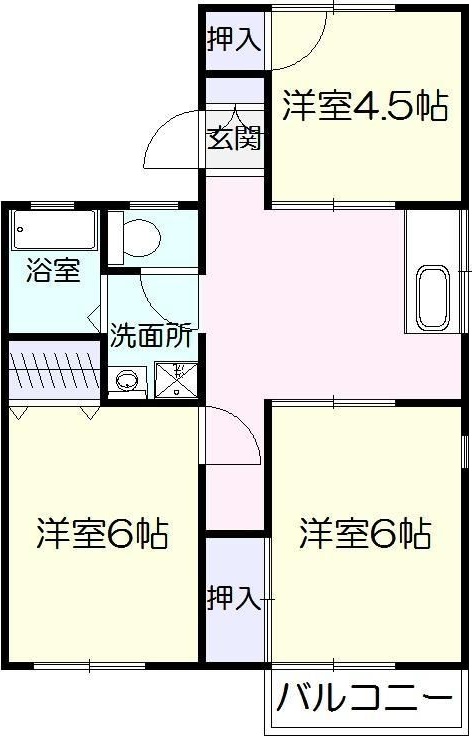 大迫ハイツ 間取り