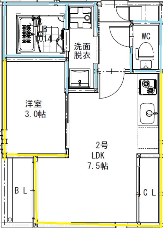 G-smart　Comodo（コモド） 間取り