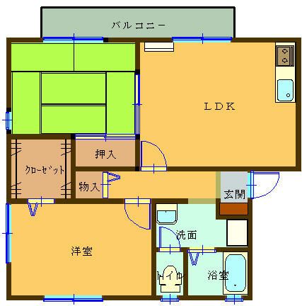ハイカムールフローラ 間取り