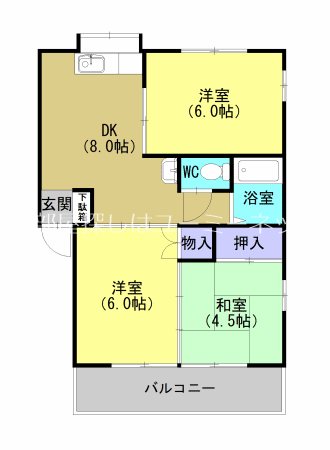 ウィングヒルズ 間取り