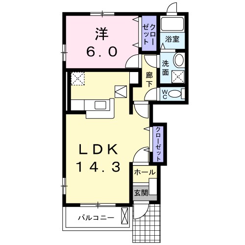 アン・ボヌールＡ 間取り