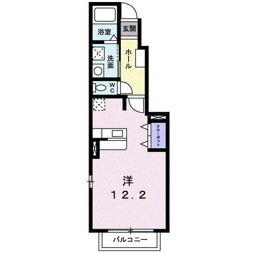アビタシオンＢ 間取り