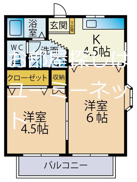 アーバンハウスⅢ 間取り
