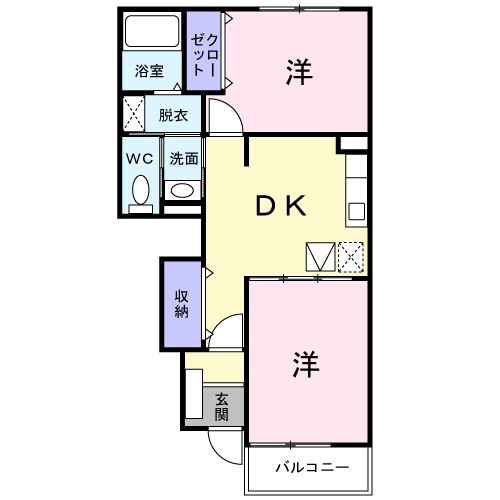セイバリー溝辺Ⅱ 間取り