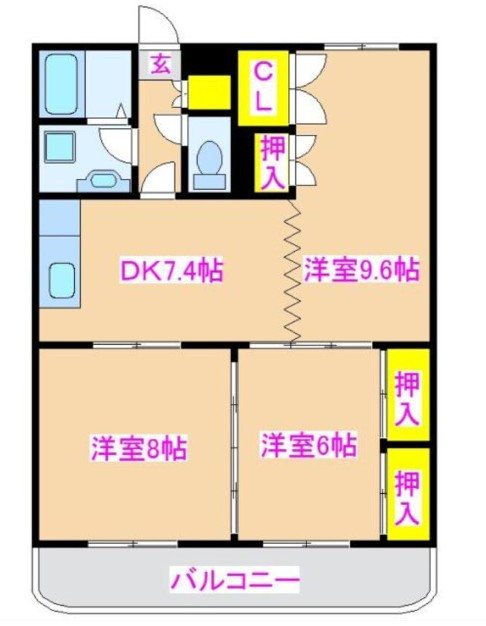 鹿児島県霧島市国分中央４丁目 間取り