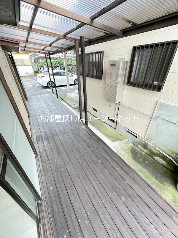 住吉貸家　A棟 ベランダ